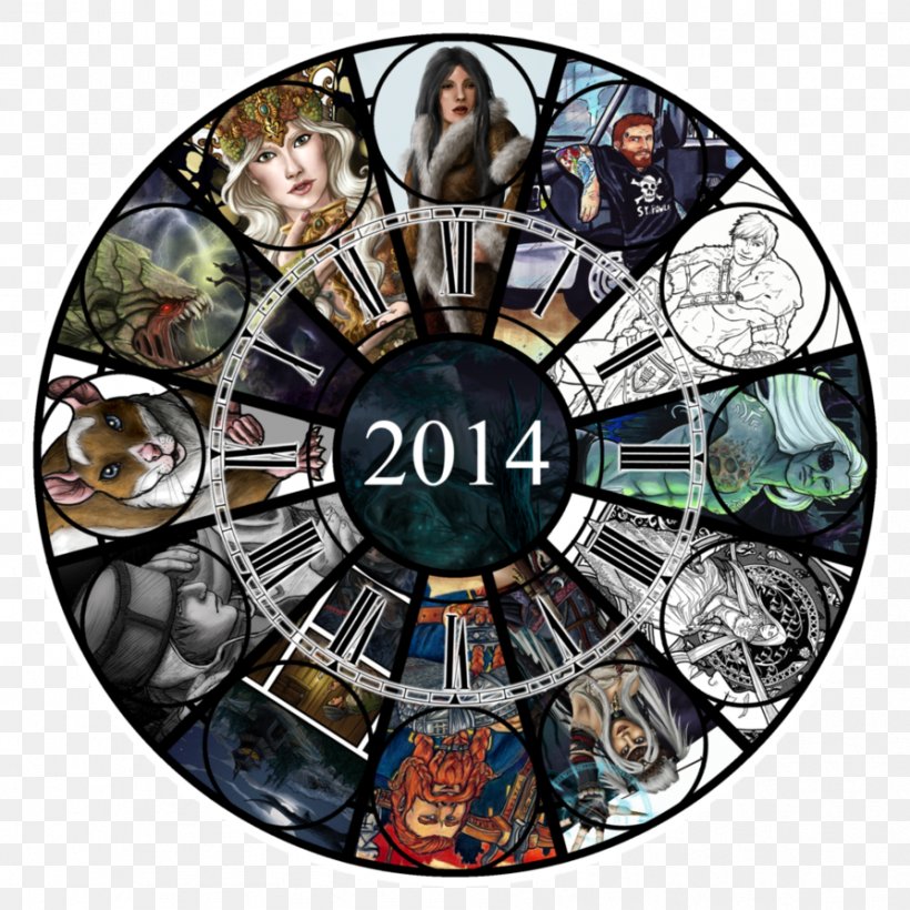 Stained Glass New Year's Eve, PNG, 894x894px, Stained Glass, Glass, Stain, Window Download Free