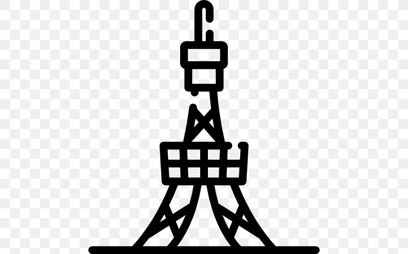 Eiffel Tower Tokyo Tower Monument, PNG, 512x512px, Eiffel Tower, Black And White, Building, Emoticon, Landmark Download Free