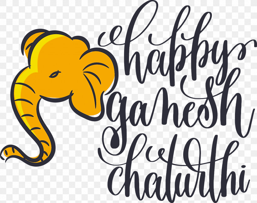 Happy Ganesh Chaturthi, PNG, 3000x2372px, Happy Ganesh Chaturthi, Biology, Cartoon, Geometry, Happiness Download Free
