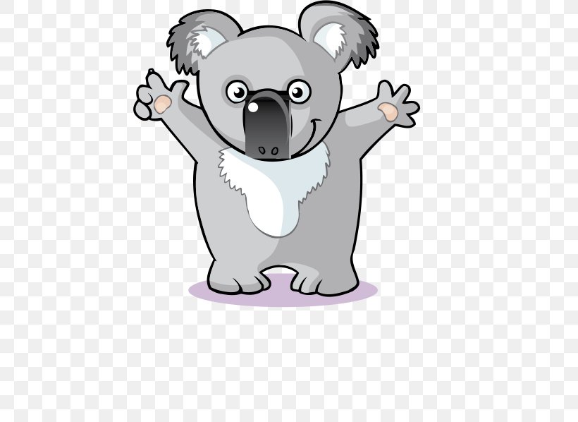 Koala Cartoon Illustration, PNG, 473x598px, Koala, Bear, Carnivoran, Cartoon,  Drawing Download Free