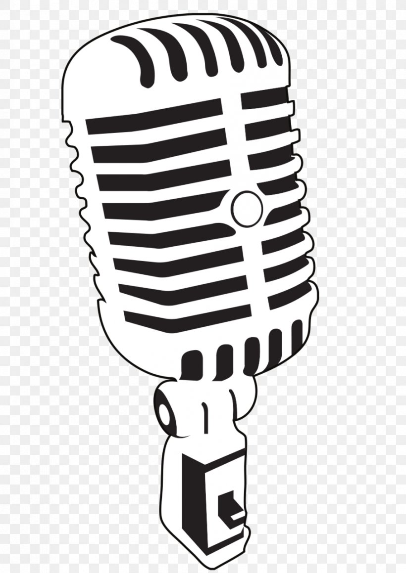 Microphone T-shirt Wall Decal Sticker, PNG, 905x1280px, Microphone, Audio, Audio Equipment, Black And White, Bumper Sticker Download Free