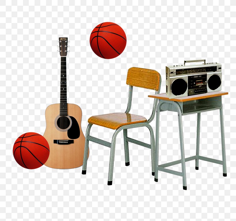 Table Acoustic Guitar Basketball, PNG, 766x768px, Table, Acoustic Guitar, Basketball, Chair, Floor Download Free