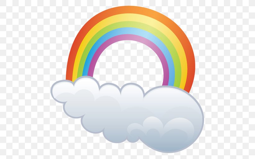 Rainbow Cloud Icon, PNG, 512x512px, Rainbow, Cloud, Daytime, Ico, Meteorology Download Free