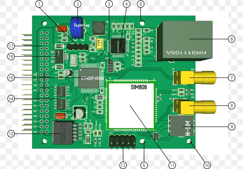 Microcontroller Ethernet Network Cards & Adapters Electronics TV Tuner Cards & Adapters, PNG, 771x569px, Microcontroller, Capacitor, Circuit Component, Computer, Computer Component Download Free