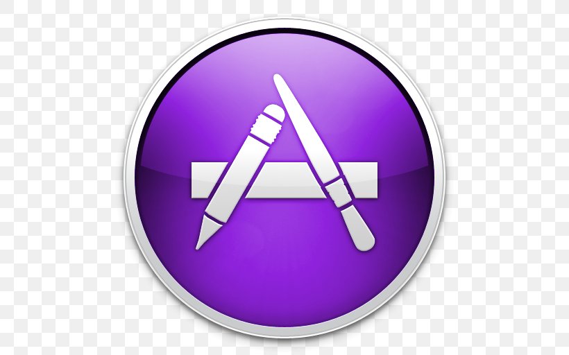 Product Design App Store MacOS, PNG, 512x512px, App Store, Macos, Purple, Symbol, Violet Download Free