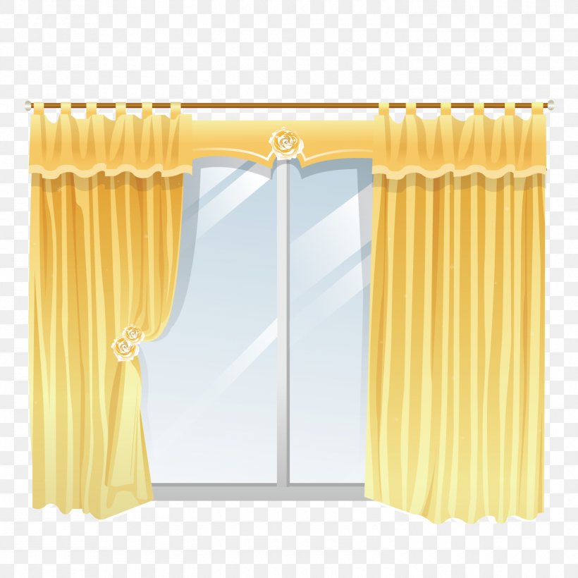 Window Treatment Curtain Clip Art, PNG, 1500x1500px, Window, Blackout, Curtain, Decor, Door Download Free