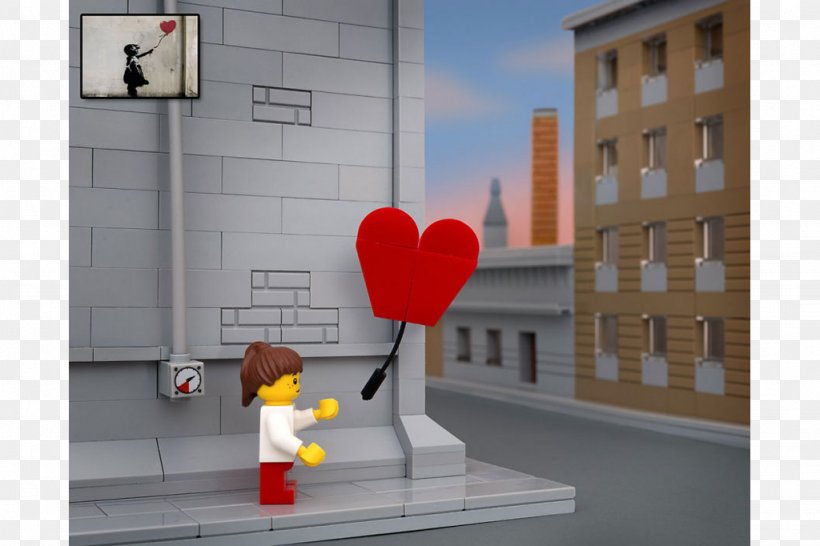 Balloon Girl Street Art LEGO Artist, PNG, 1024x682px, Balloon Girl, Animation, Art, Artist, Banksy Download Free