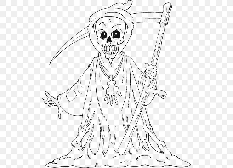 Coloring Book Death Colouring Pages Adult Child, PNG, 524x590px, Coloring Book, Adult, Artwork, Black, Black And White Download Free