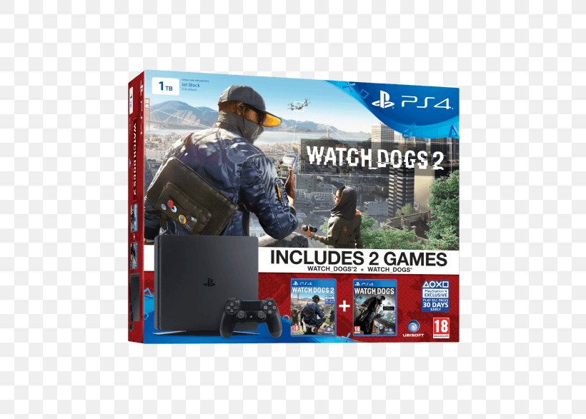 Watch Dogs 2 Sony PlayStation 4 Pro Sony PlayStation 4 Slim Game, PNG, 786x587px, Watch Dogs 2, Advertising, Brand, Display Advertising, Game Download Free