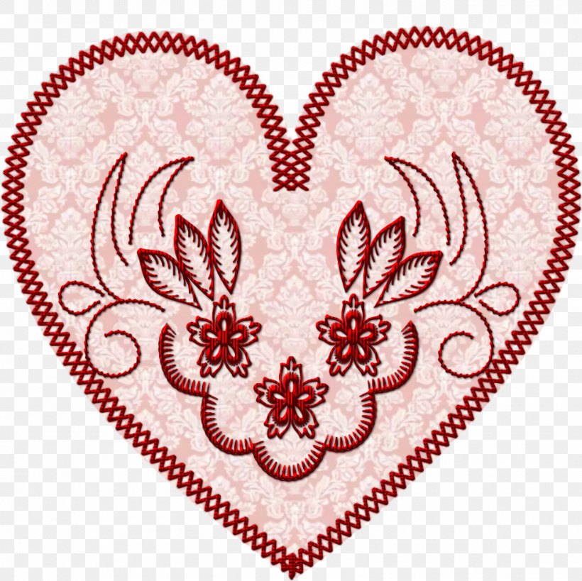 Motif, PNG, 1600x1600px, Vintage Heart, Embroidery, Heart, Love, Motif Download Free