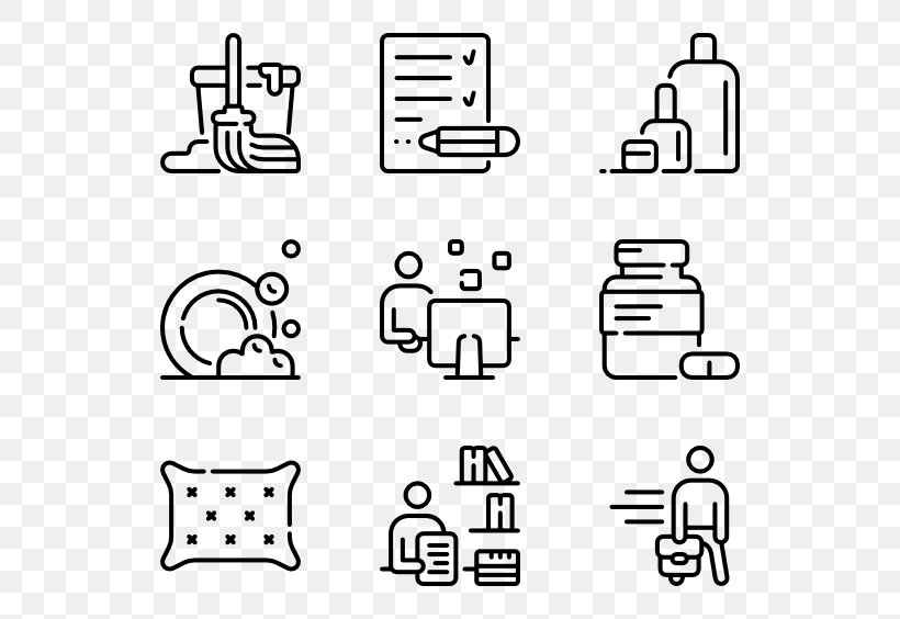 Daily Routine, PNG, 600x564px, Share Icon, Area, Black, Black And White, Brand Download Free