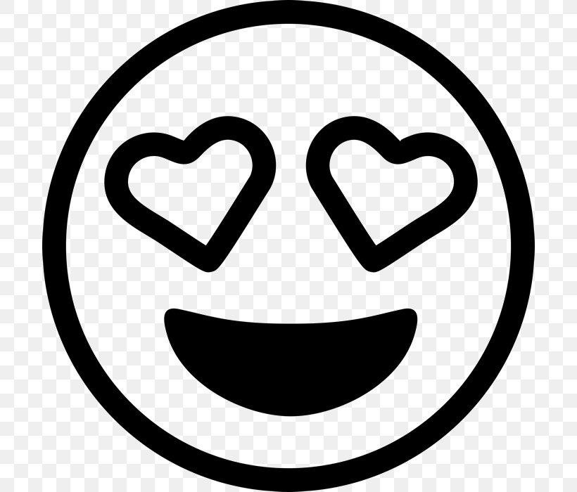 Emoji Heart Smile Eye Face, PNG, 700x700px, Watercolor, Cartoon, Flower, Frame, Heart Download Free