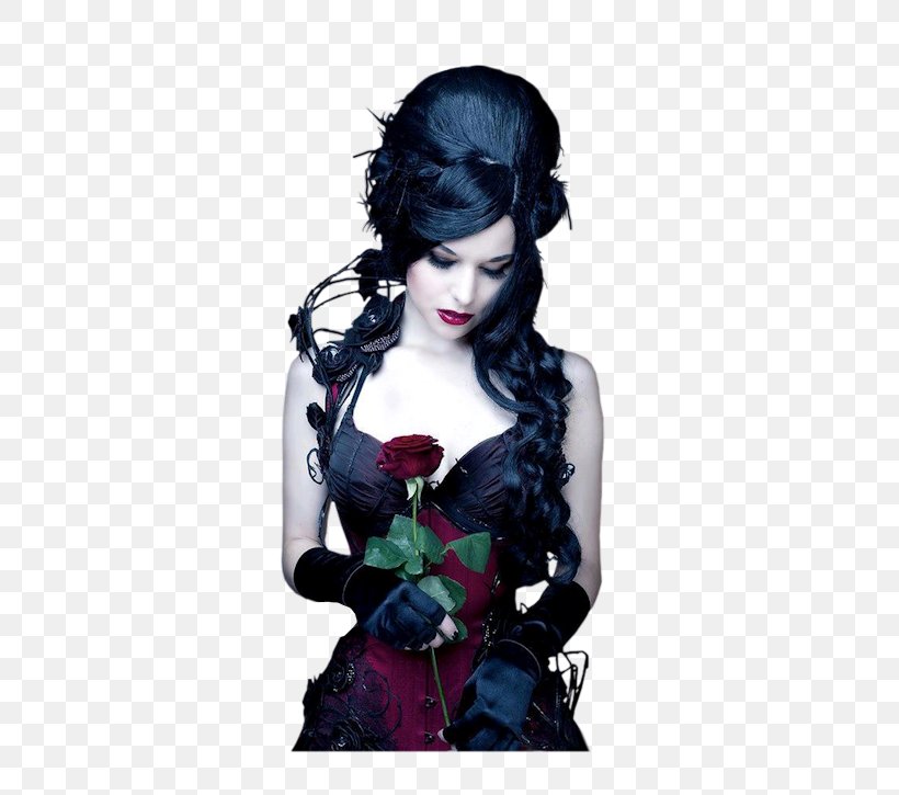 Gothic Fashion Goth Subculture Gothic Beauty Camden Town, PNG, 509x725px, Gothic Fashion, Black Hair, Burgundy, Camden Town, Corset Download Free