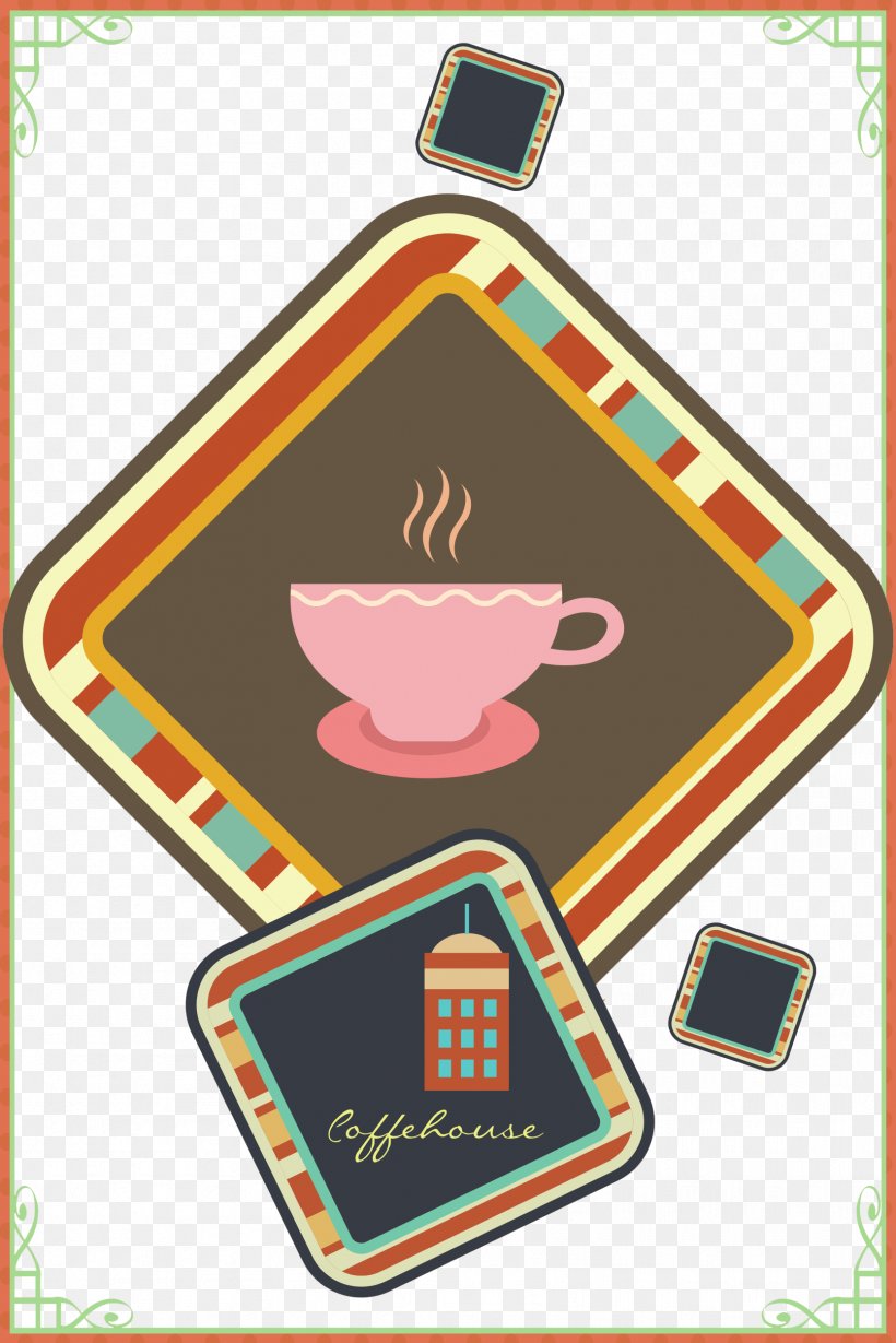 Coffee Cafe Adobe Illustrator, PNG, 1667x2500px, Coffee, Area, Cafe, Cartoon, Label Download Free
