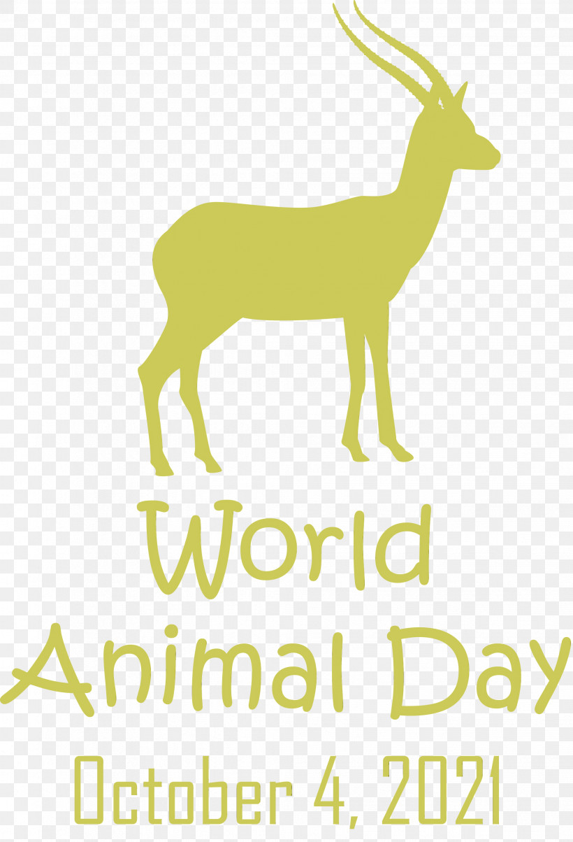 Deer Antelope Goat Logo Line, PNG, 2042x3000px, World Animal Day, Animal Day, Animal Figurine, Antelope, Biology Download Free