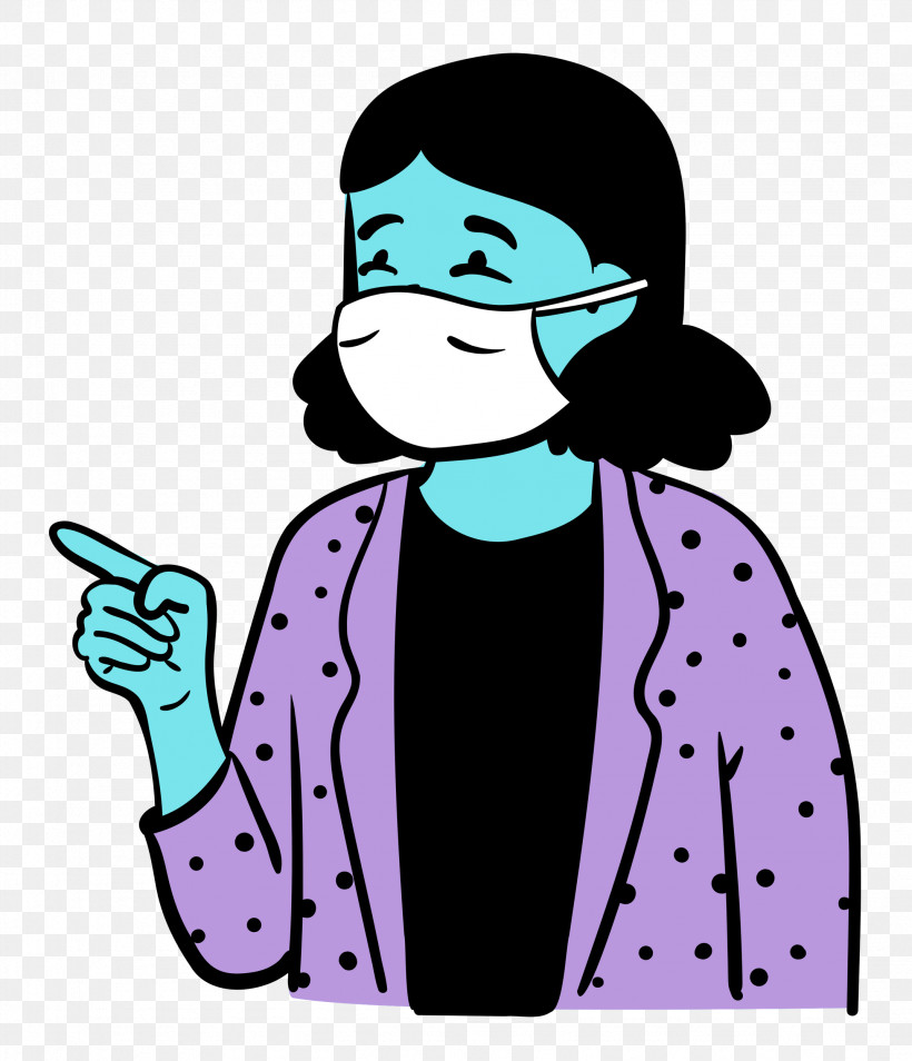 Woman Medical Mask Coronavirus, PNG, 2147x2500px, Woman, Behavior, Cartoon, Character, Coronavirus Download Free