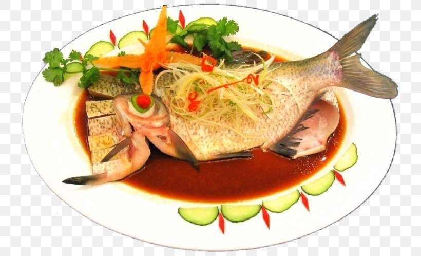 Chinese Cuisine Fish Food Steaming, PNG, 750x498px, Chinese Cuisine, Animal Source Foods, Cuisine, Dish, Fish Download Free
