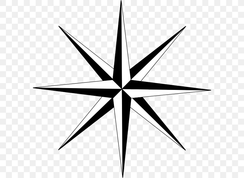 North Cardinal Direction Compass Rose Map, PNG, 600x600px, North, Black And White, Cardinal Direction, Compass, Compass Rose Download Free