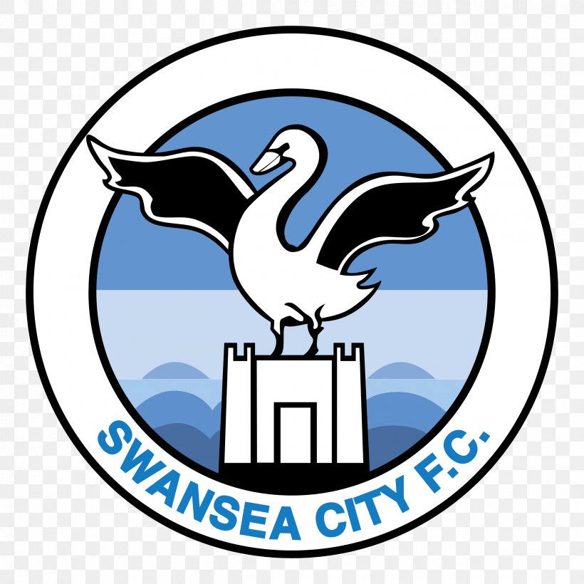 Swansea City A.F.C. Premier League English Football League England Vetch Field, PNG, 2400x2400px, Swansea City Afc, Area, Artwork, Beak, Brand Download Free