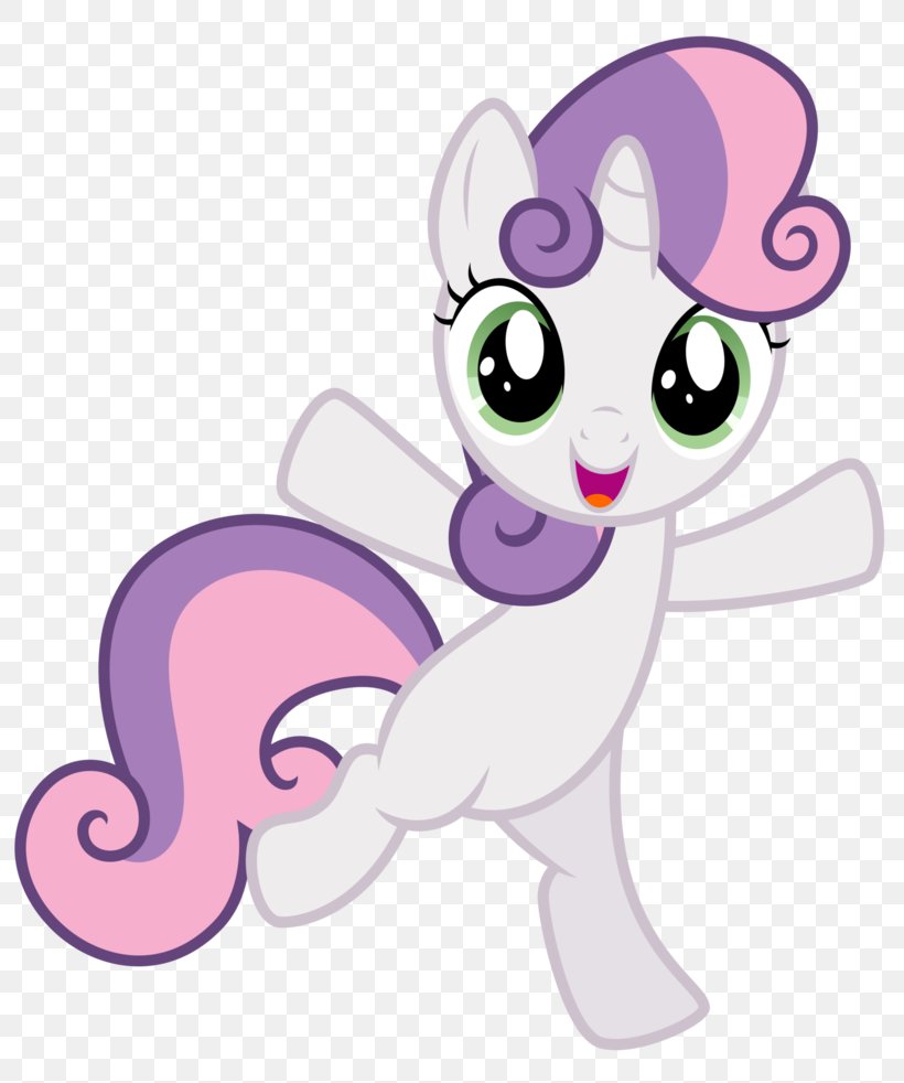 Sweetie Belle Pony Twilight Sparkle Cutie Mark Crusaders Apple Bloom, PNG, 813x982px, Watercolor, Cartoon, Flower, Frame, Heart Download Free