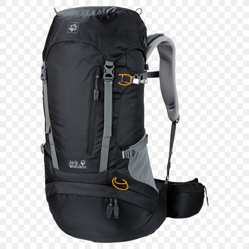 Hiking Jack Wolfskin Backpack Sleeping Bags Outdoor Recreation, PNG, 1024x1024px, Hiking, Backpack, Bag, Black, Cap Download Free