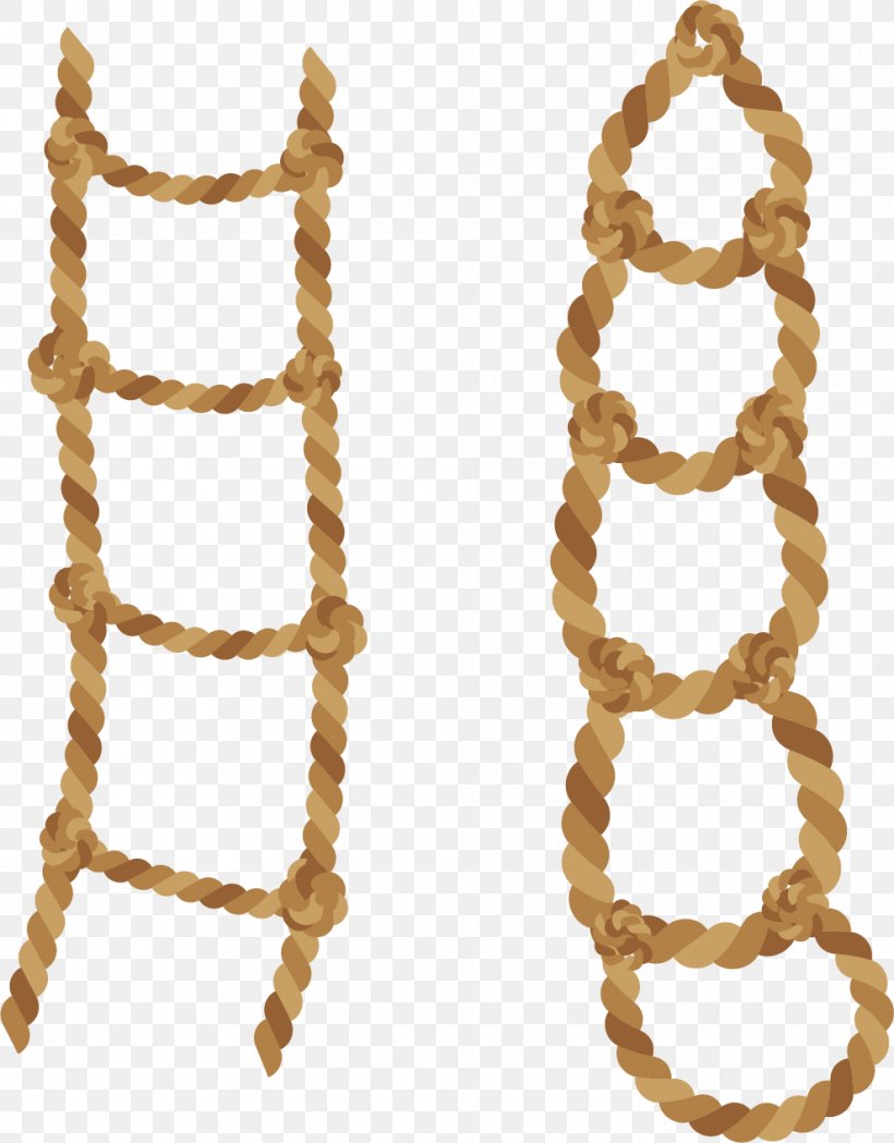 Ladder Rope Stairs Euclidean Vector, PNG, 989x1266px, Ladder, Chain, Fixed Ladder, Jewellery, Jewelry Making Download Free