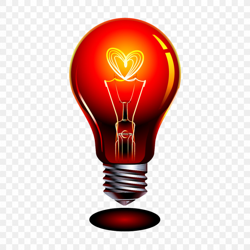 Light Bulb, PNG, 1181x1181px, Red, Electricity, Heart, Incandescent Light Bulb, Light Download Free