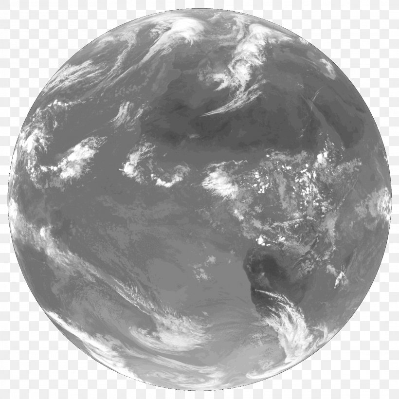 Meteosat Earth Himawari Weather Satellite, PNG, 2126x2126px, Meteosat, Atmosphere, Atmosphere Of Earth, Black And White, Earth Download Free