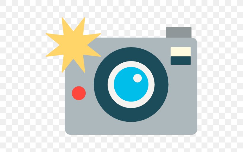 Camera Flashes Photography Emoji Clip Art, PNG, 512x512px, Camera, Blue, Brand, Camera Flashes, Emoji Download Free