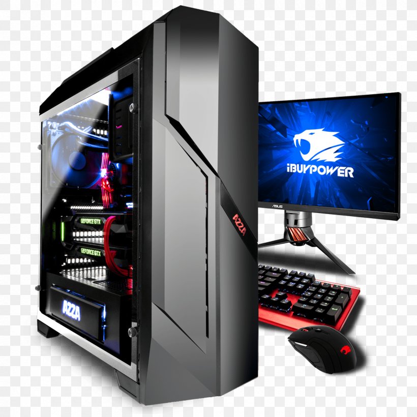 Computer Cases & Housings Power Supply Unit Desktop Computers Gaming Computer Intel Core I7, PNG, 1200x1200px, Computer Cases Housings, Advanced Micro Devices, Central Processing Unit, Computer, Computer Accessory Download Free