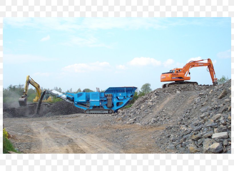 Crusher Construction Bulldozer Rock Soil, PNG, 800x600px, Crusher, Backenbrecher, Bulldozer, Construction, Construction Equipment Download Free