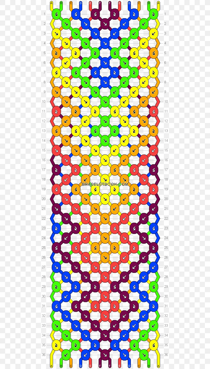Friendship Bracelet Rainbow Loom Diamond Pattern, PNG, 506x1440px, Friendship Bracelet, Area, Art, Bracelet, Chevron Download Free