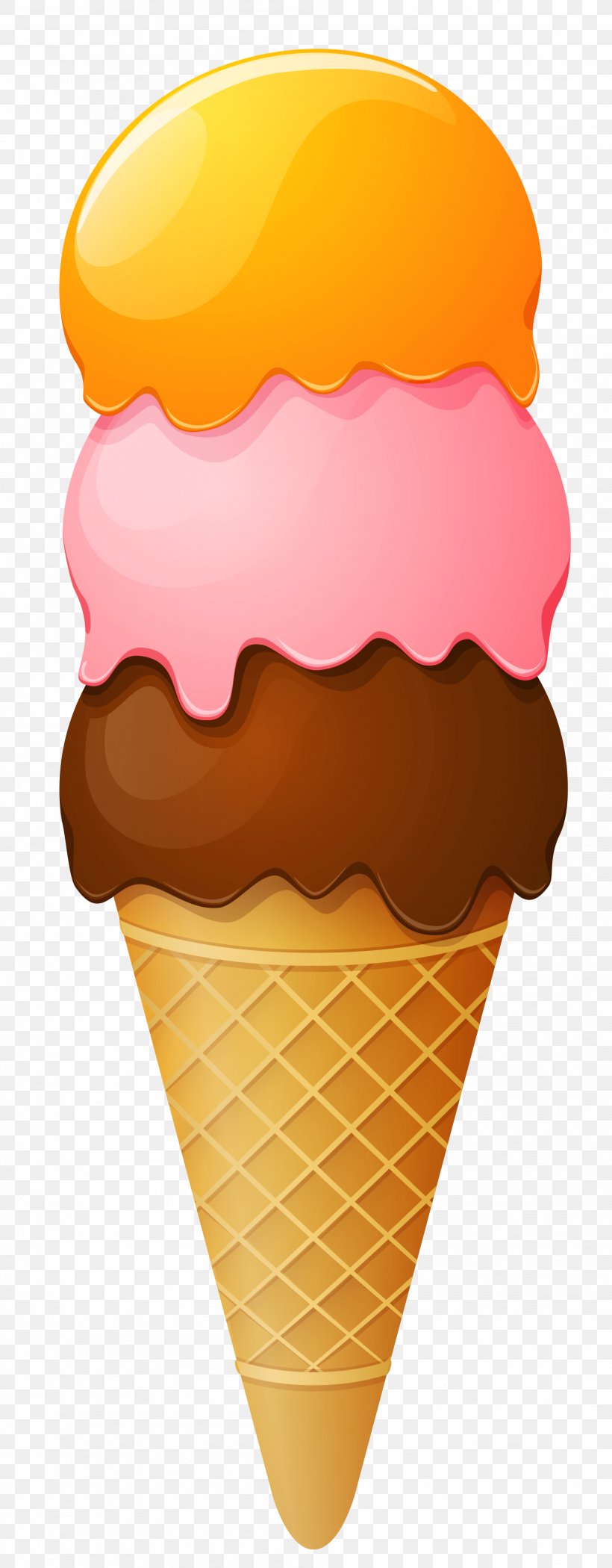 Ice Cream Cones Sundae Clip Art, PNG, 1907x4882px, Ice Cream Cones, Chocolate Ice Cream, Cream, Dairy Product, Dairy Products Download Free