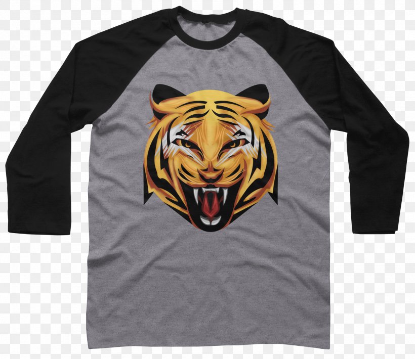 T-shirt Sleeve Hoodie Top, PNG, 1800x1560px, Tshirt, Big Cats, Black, Brand, Clothing Download Free