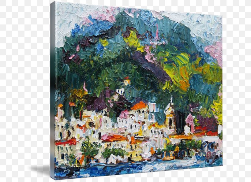 Watercolor Painting Art Oil Painting, PNG, 650x595px, Painting, Acrylic Paint, Acrylic Resin, Amalfi, Art Download Free