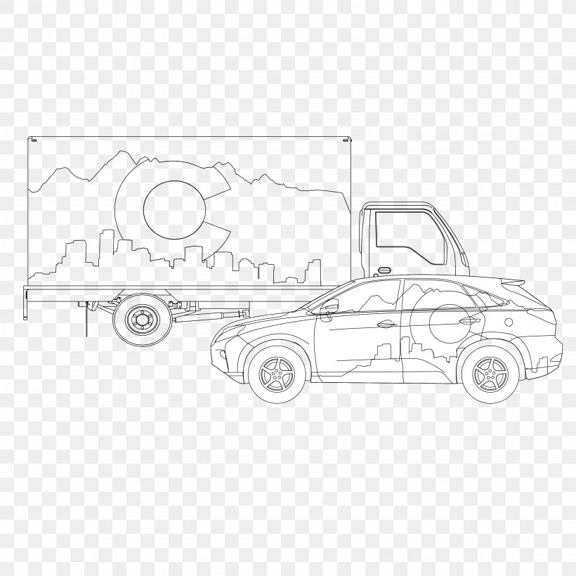 Car Automotive Design /m/02csf Line Art, PNG, 2833x2833px, Car, Artwork, Automotive Design, Automotive Exterior, Black And White Download Free
