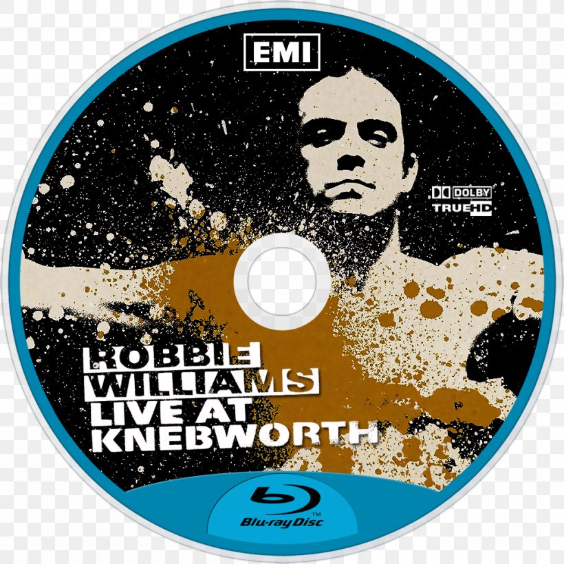 Robbie Williams Live At Knebworth Compact Disc Blu-ray Disc Knebworth House, PNG, 1000x1000px, Robbie Williams, Angels, Artist, Bluray Disc, Brand Download Free