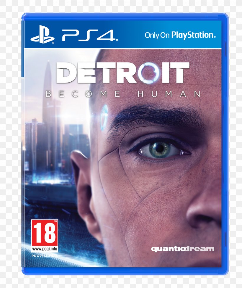 Detroit: Become Human PlayStation 4 Video Game Call Of Duty: WWII, PNG, 1875x2227px, 2018, Detroit Become Human, Android, Call Of Duty Wwii, Chin Download Free