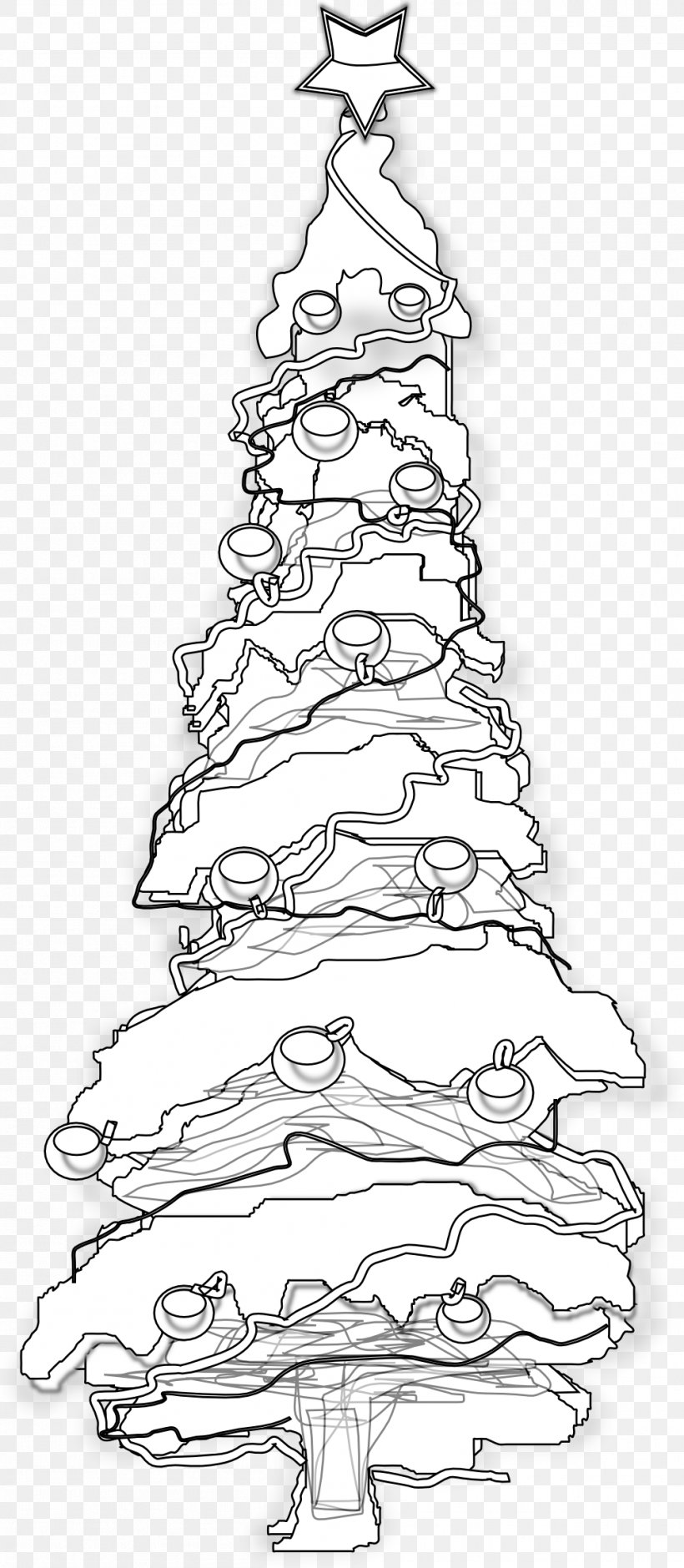 Fir Drawing Spruce Tree, PNG, 999x2290px, Fir, Art, Artwork, Black And White, Christmas Download Free