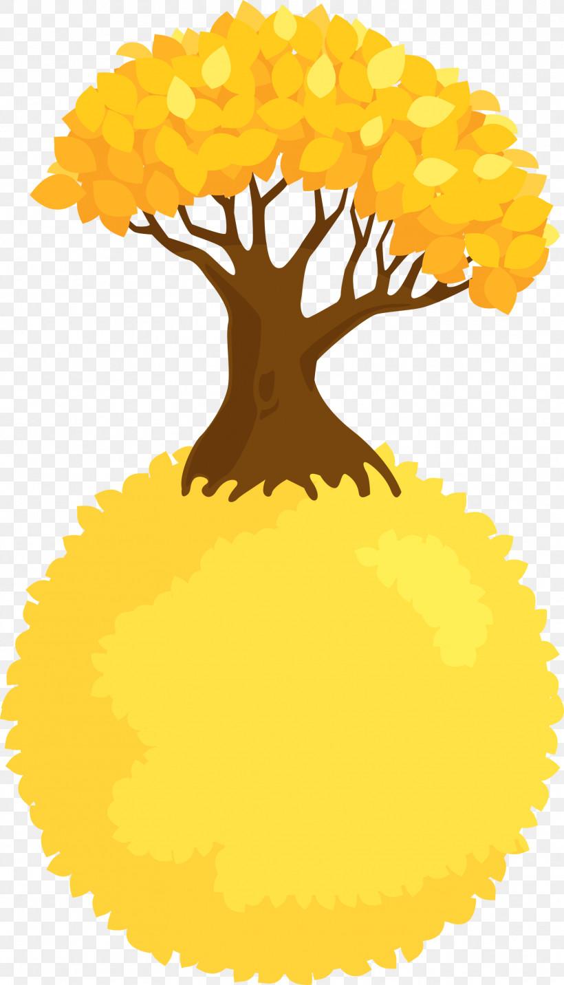 Abstract Tree, PNG, 1717x2999px, Abstract Tree, Plant, Tree, Yellow Download Free