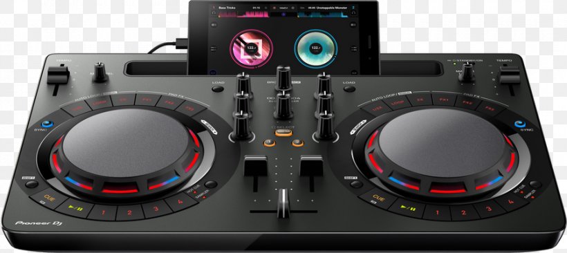 DJ Controller Pioneer DJ DDJ-WeGO4 Disc Jockey Audio Mixers, PNG, 900x402px, Watercolor, Cartoon, Flower, Frame, Heart Download Free