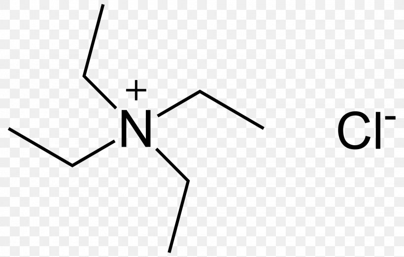 Tetraethylammonium Chloride Tetraethylammonium Bromide Tetramethylammonium Chloride, PNG, 1920x1223px, Tetraethylammonium Chloride, Ammonium, Area, Black, Black And White Download Free