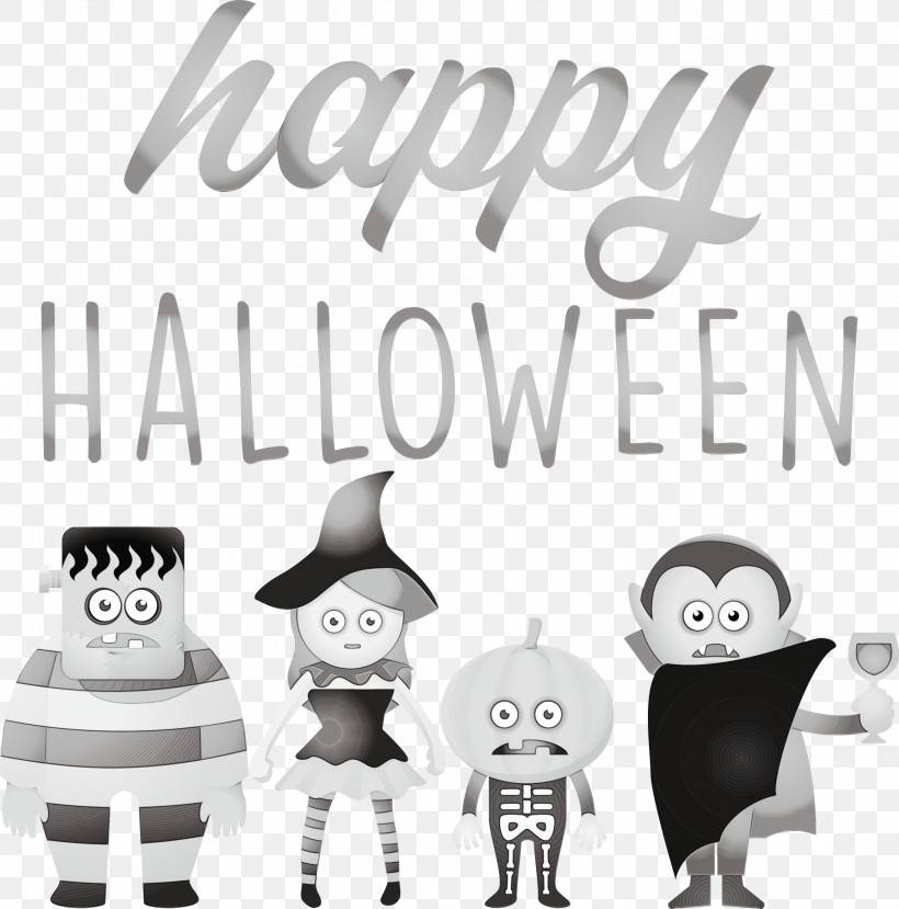 Birthday Drawing Icon Party Cartoon, PNG, 2965x3000px, Happy Halloween, Birthday, Cartoon, Drawing, Paint Download Free