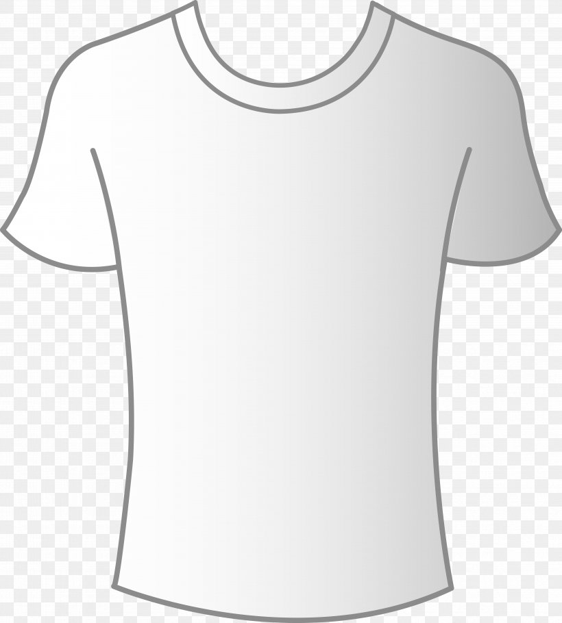 T-shirt Polo Shirt Clothing Clip Art, PNG, 6652x7386px, Tshirt, Active Shirt, Aloha Shirt, Black, Black And White Download Free