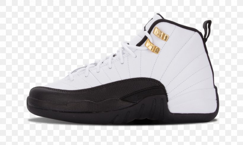 Air Jordan Retro XII Nike Sports Shoes, PNG, 1000x600px, Air Jordan, Air Jordan Retro Xii, Basketball Shoe, Black, Brand Download Free