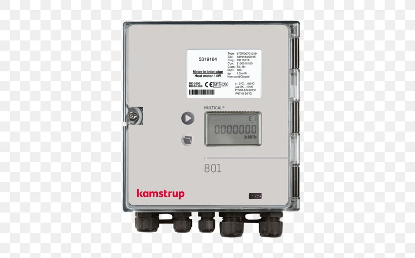 Heat Meter Thermal Energy Kamstrup, PNG, 510x510px, Heat Meter, Counter, Display Device, Electricity Meter, Electronic Component Download Free