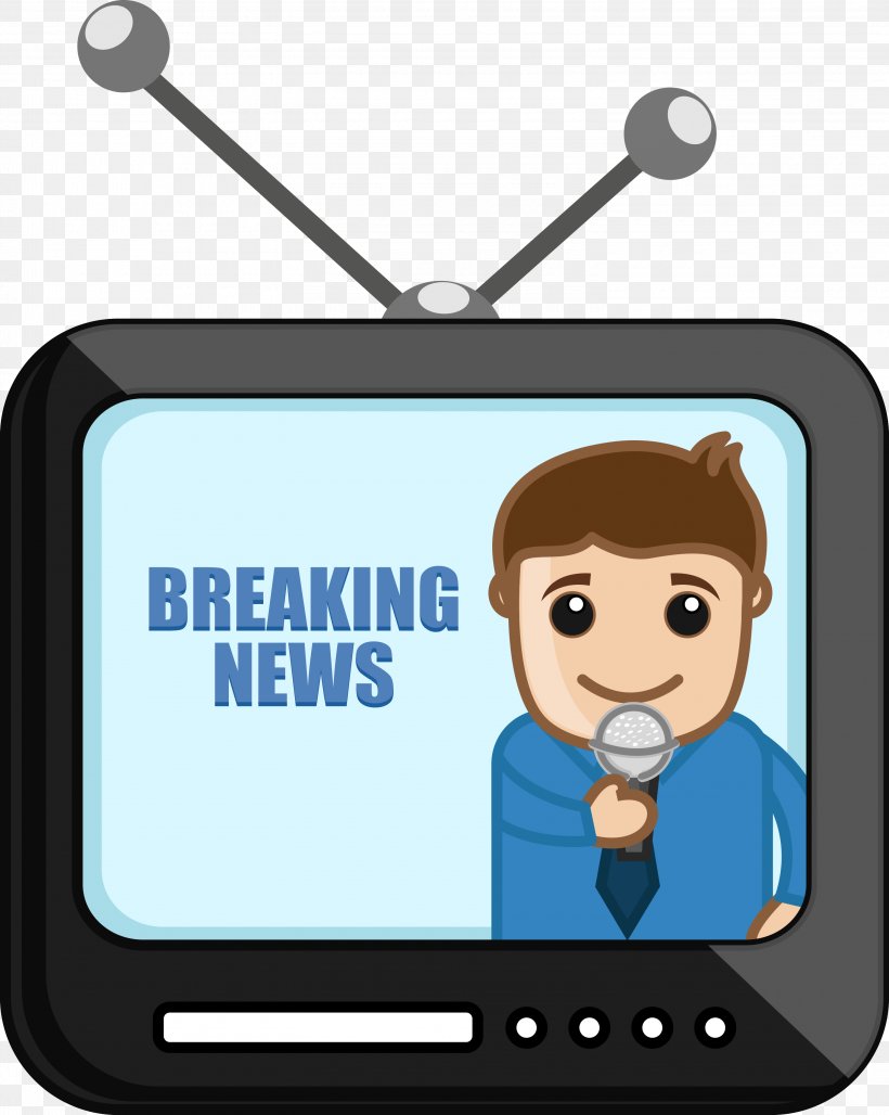 Journalist News Presenter Television Royalty-free, PNG, 3000x3763px, Journalist, Area, Cartoon, Communication, Drawing Download Free