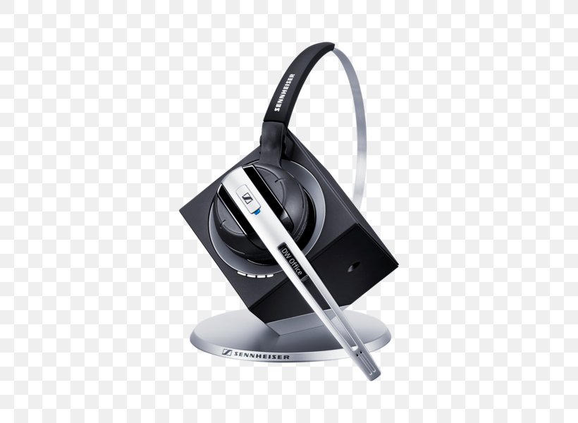 Headset Digital Enhanced Cordless Telecommunications Sennheiser DW Office Telephone, PNG, 600x600px, Headset, Audio, Audio Equipment, Communication Device, Electronic Device Download Free