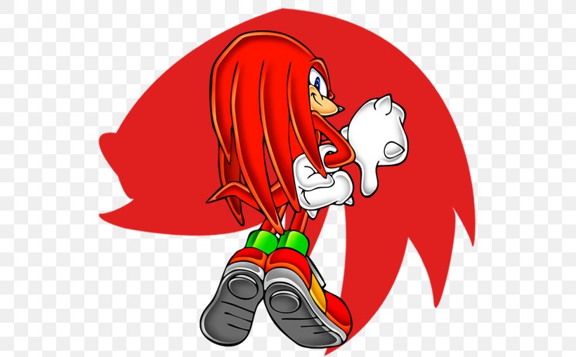 Knuckles The Echidna Character Mighty The Armadillo Sega, PNG, 570x509px, Knuckles The Echidna, Art, Cartoon, Character, Deviantart Download Free