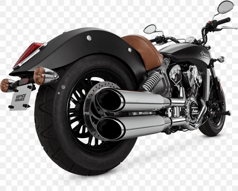 Muffler Exhaust System V & H Performance, LLC Indian Scout Car, PNG, 1000x803px, Muffler, Automotive Design, Automotive Exhaust, Automotive Tire, Automotive Wheel System Download Free